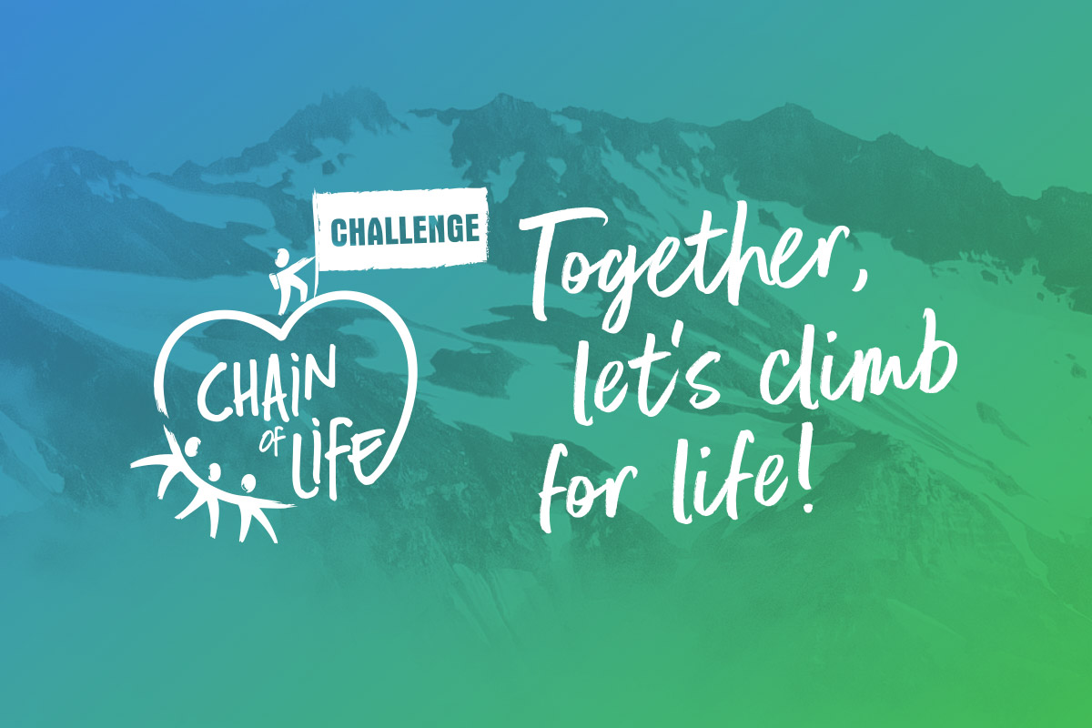Together, let's climb for life!