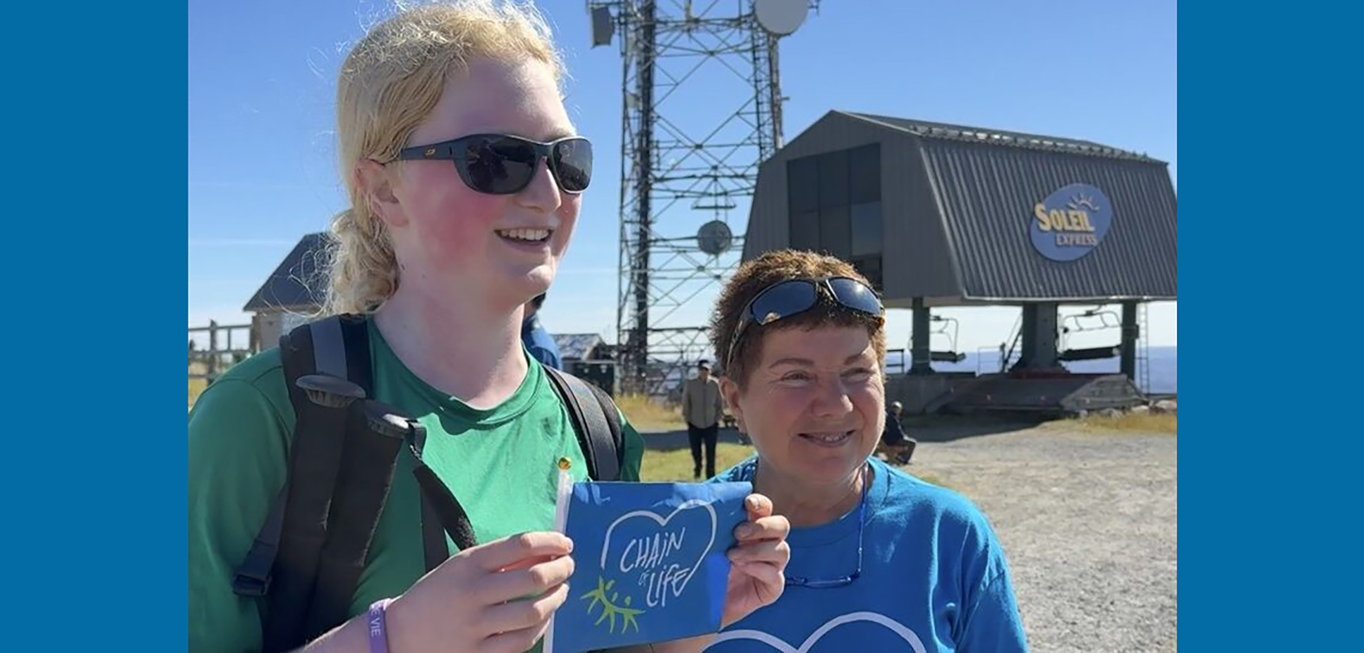 Une élève semi-voyante inspire et livre un message d'espoir