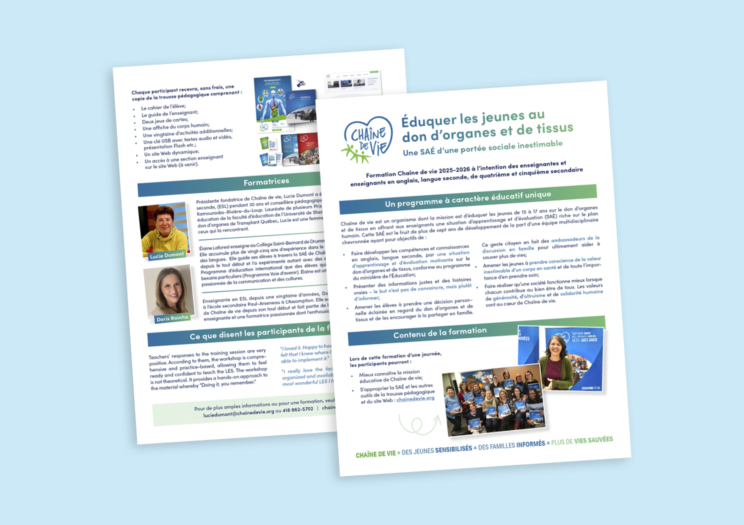 Formation Chaîne de vie 2025-2026