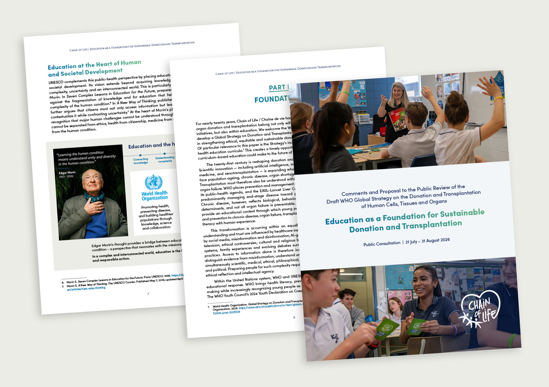 Education Through Donation and Transplantation